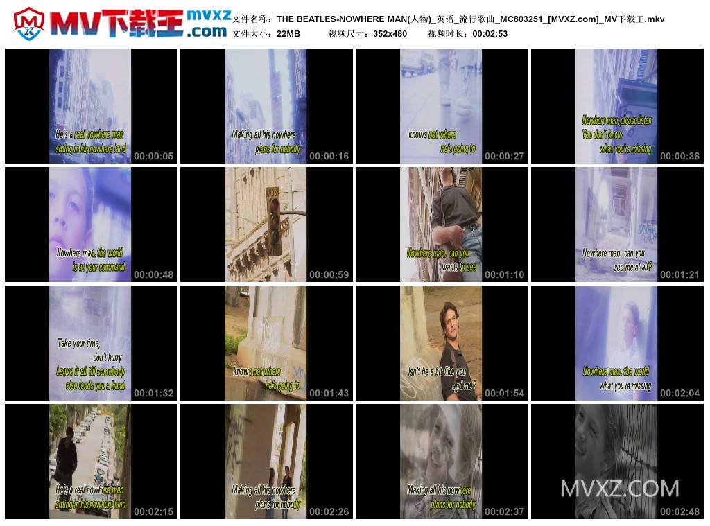 THE BEATLES-NOWHERE MAN(人物)_英语_流行歌曲_MC803251